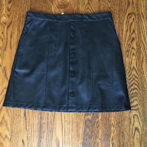 Leather skirt